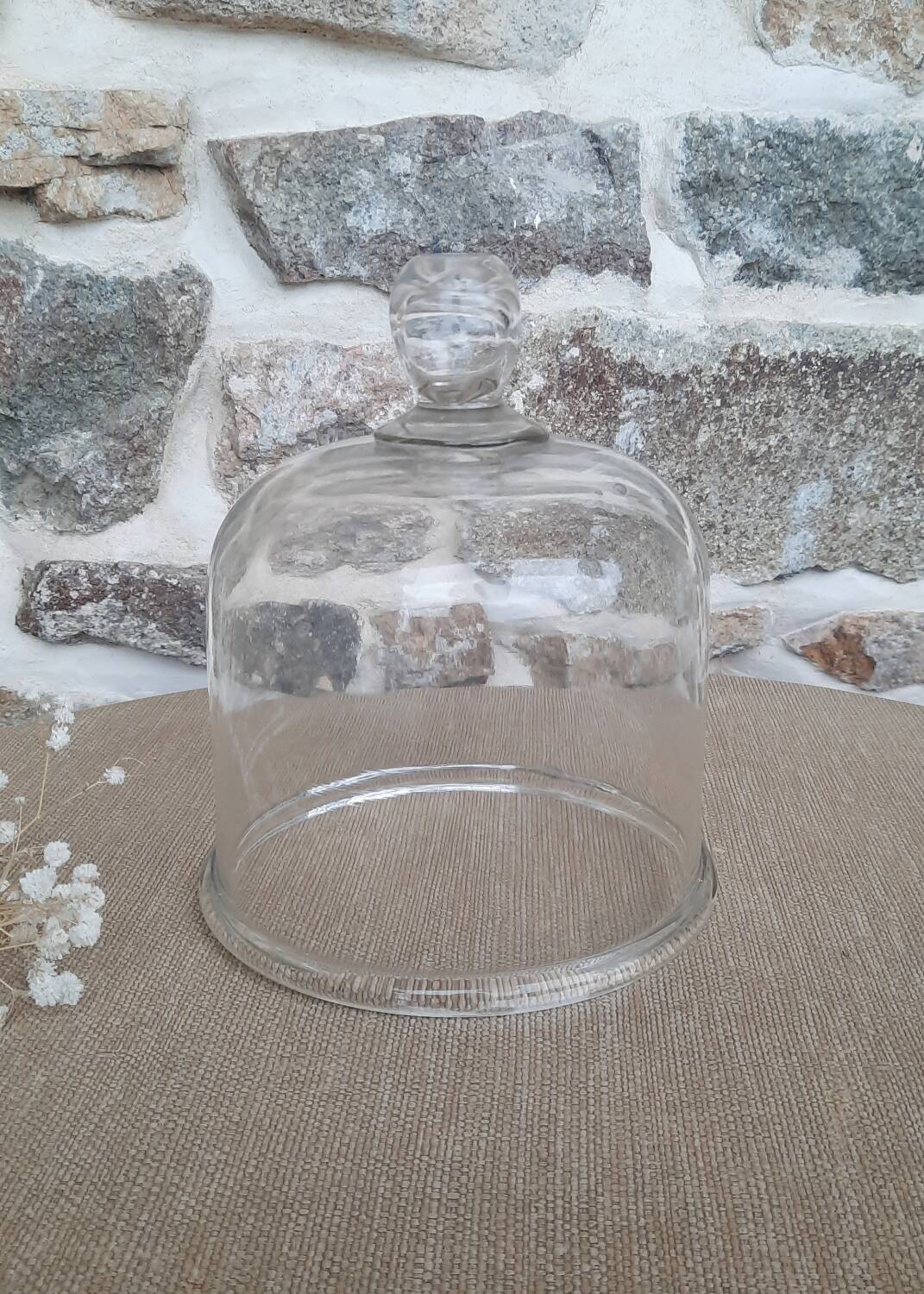 Old glass bell