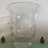 Old polka dot flared vase