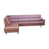Vintage Leather Lounging Sofa by Prominent