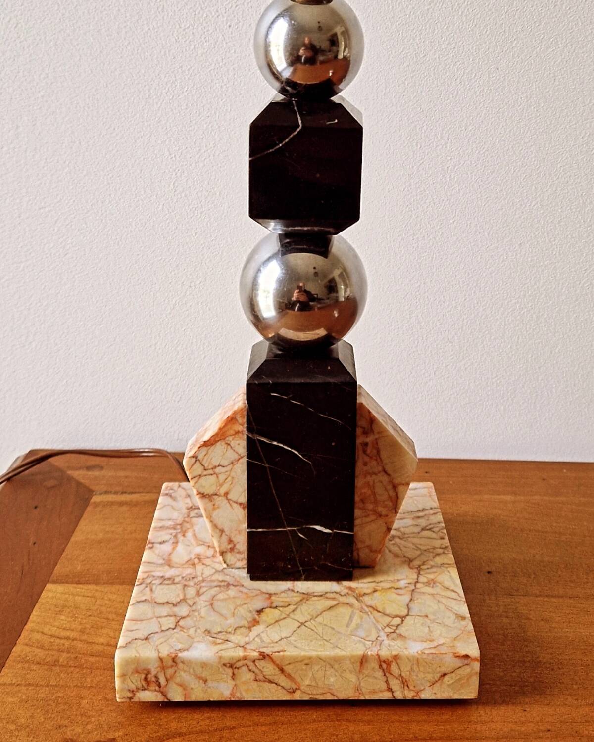 Art Deco modernist lamp base