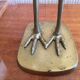 Vintage brass bird