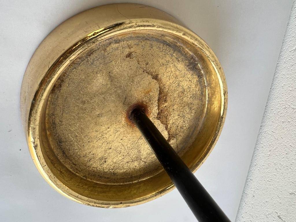 VINTAGE UMBRELLA STAND: BLACK & GOLD