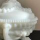 Vintage opaline glass candy dish