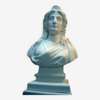 Grand buste marianne (plâtre armé) h76cm