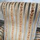 2 Louis XVI bergère armchairs in solid wood with beige and blue embroidered fabric.