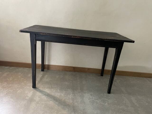 Black patinated table