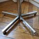Tabouret d'usine cuir vintage industriel, designer kor
