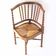 Pearl wood corner armchair
