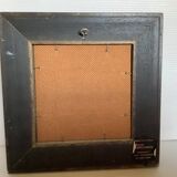 Peinture à l'huile sur isorel "Fleurs" de Magda Verschaeve