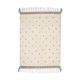 Berber carpet beni ourain ecru with blackheads 150 x 105 cm