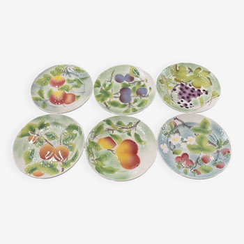 Set of 06 St Clément fruit slushie plates