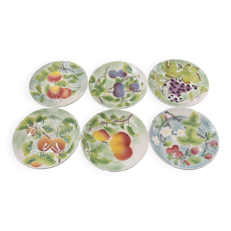 Set of 06 St Clément fruit slushie plates