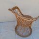 Vintage wicker armchair