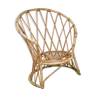 Rattan child chair