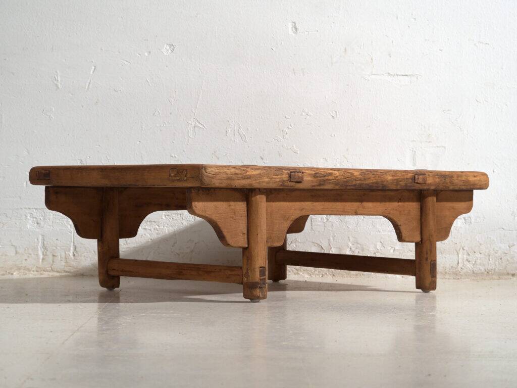 Antique Chinese kang coffee table – Primitive Chinese side table – circa 1900 #16