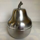 Large metal pear ice bucket