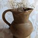 Vintage stoneware pitcher