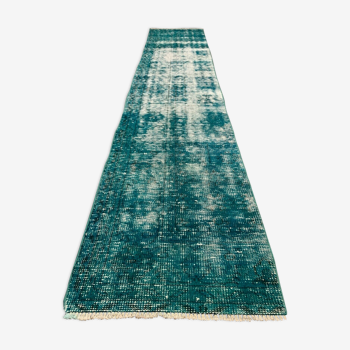 Tapis turc runner 310x65 cm laine vintage