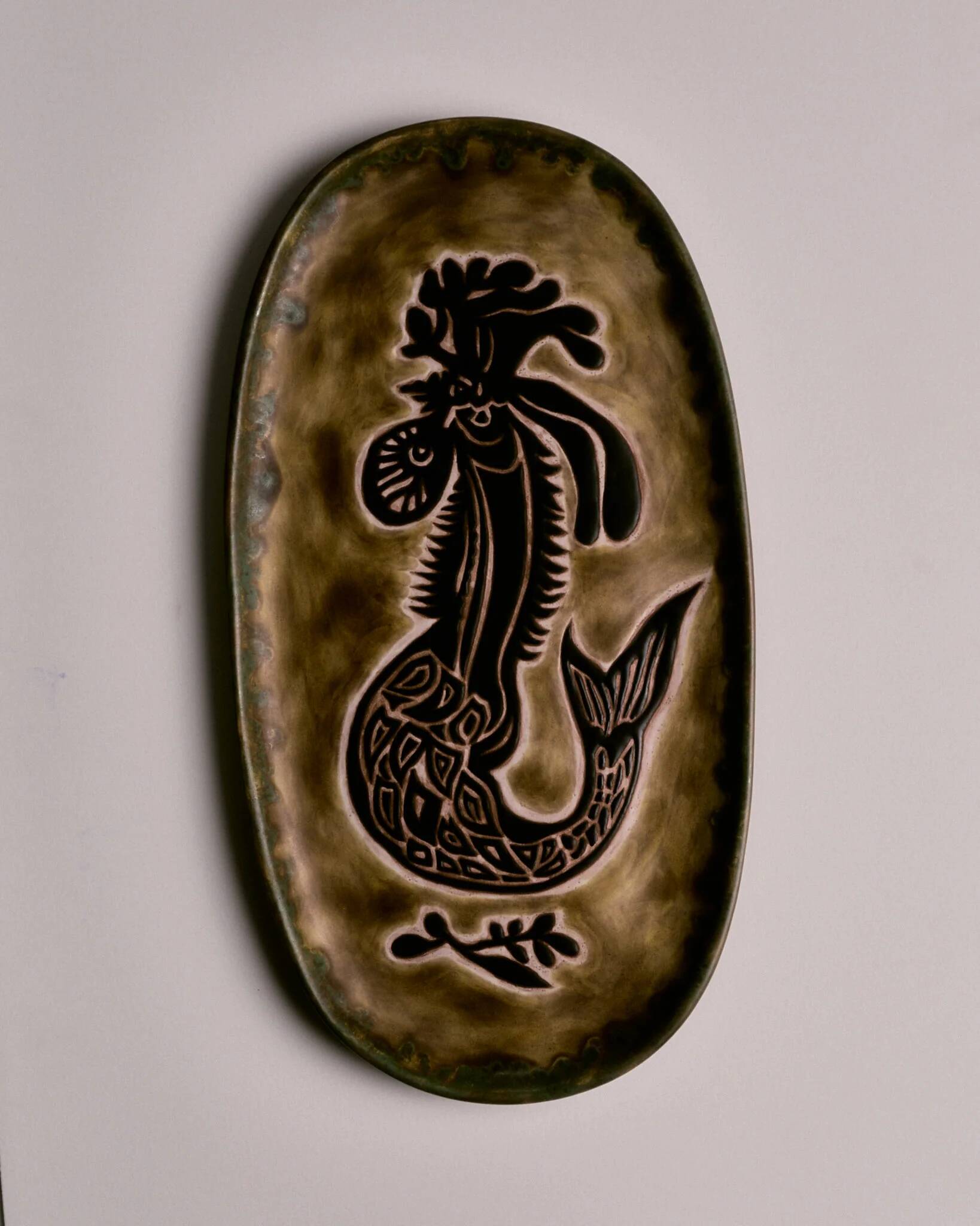 Ceramic dish, Jean Lurçat, 1950s
