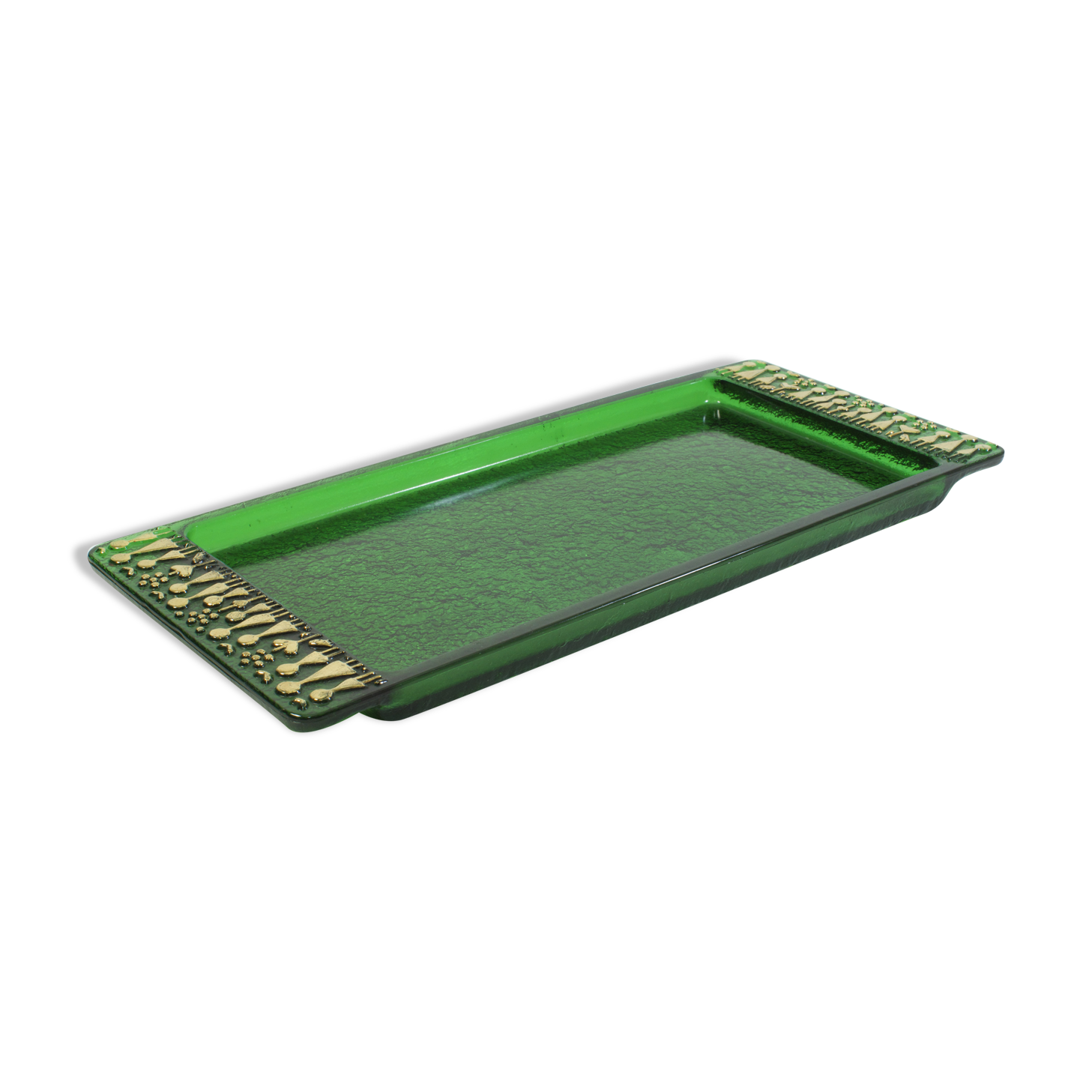 Vintage glass tray 1960