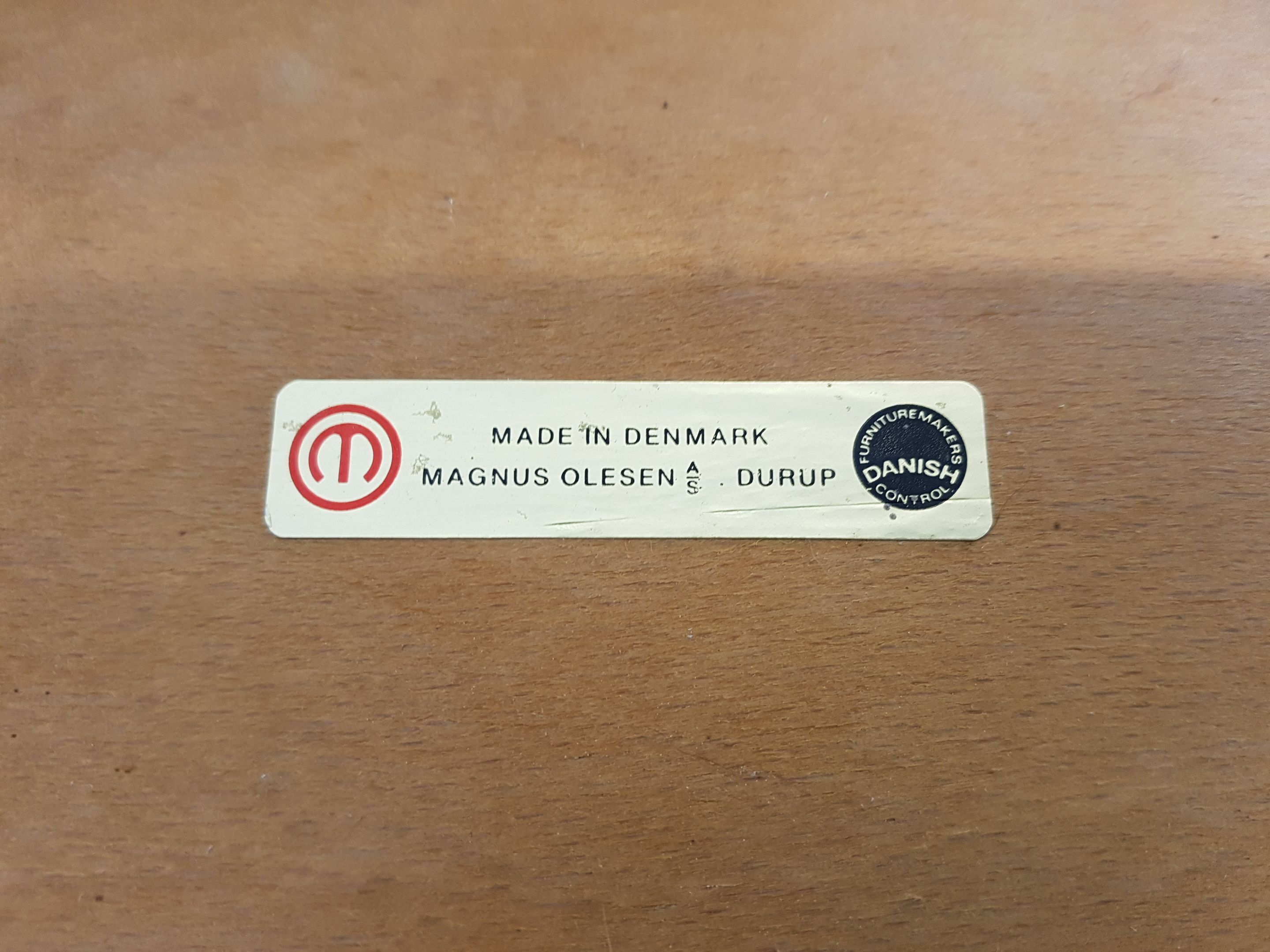 Paire de chaises de Magnus Olesen 1970