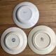 3 old crockery dishes, manufactures of St Amand, Emile Bourgeois and HB& Cie