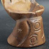 Empty wooden hand pocket