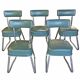 Set of 5 Ronéo Pullman chairs, Bauhaus 1950