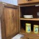 Vintage sideboard with "moustache" base