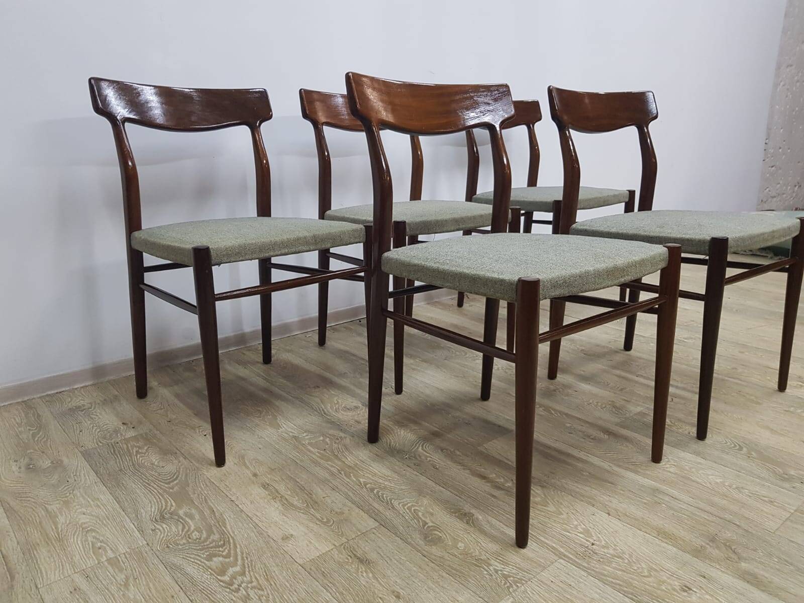 Set of chairs, Lubke/No.603/Mid-Century, 1950s/60s.