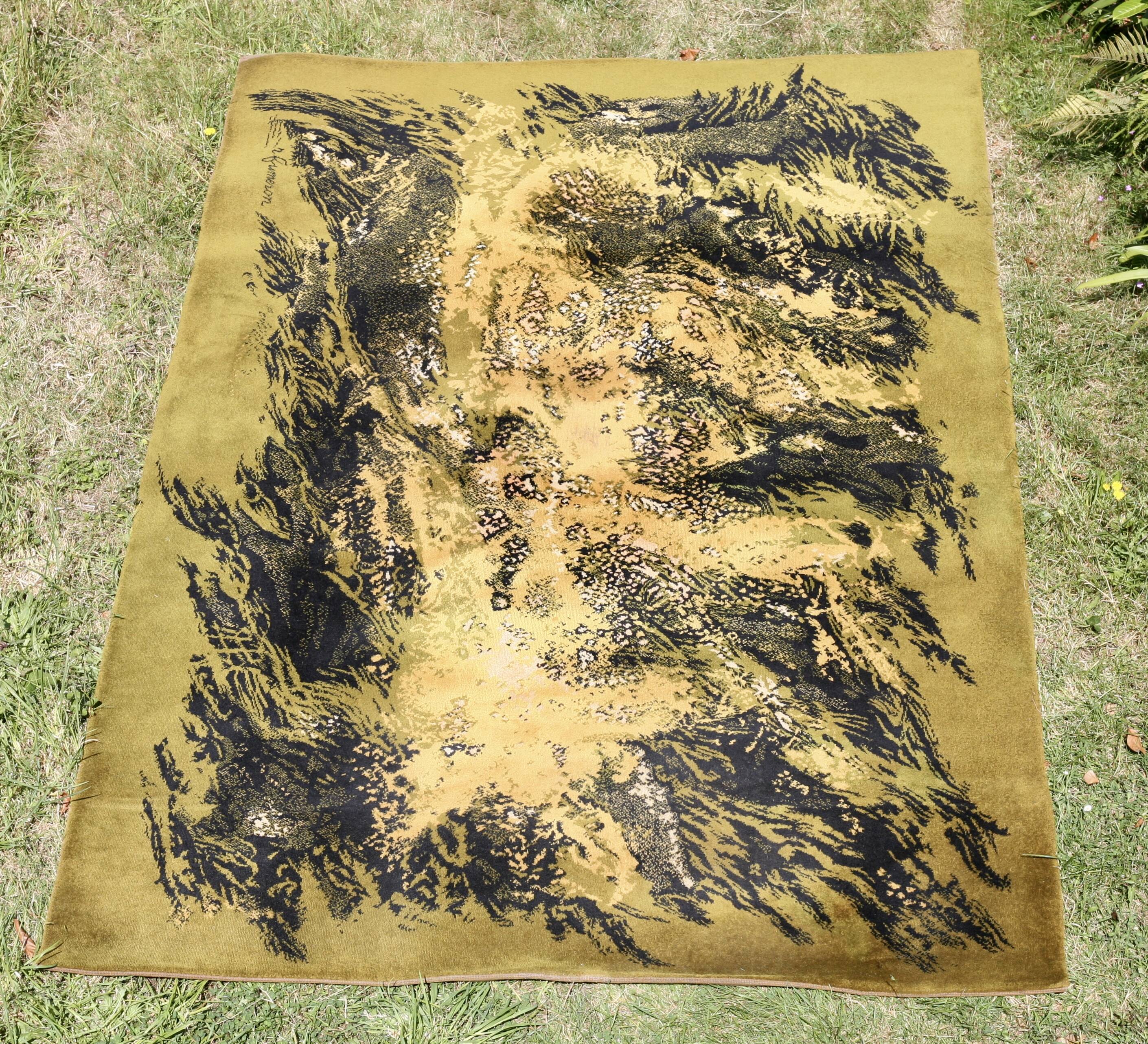 Rug by René Furonon. France, circa 1960