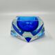 1960s Astonishing Blue Ashtray or Vide Poche By Flavio Poli for Seguso