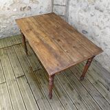 Solid oak farmhouse table