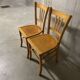 Pair of 1960s bistro chairs