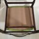 Six 50's chairs - varnished wood
