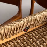 Chaises de Salle à Manger Danoises Modèle 57 en Teck, Niels O. Møller, JL Mollers, Ensemble de 6