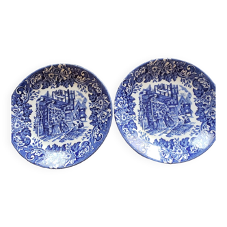 2 Dickens saucers