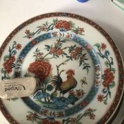Set of 5 hand-painted dessert plates