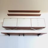 Vintage mid century modern design wall unit system by Cees Braakman for Pastoe, 1960s
