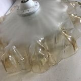 Vintage glass pendant lamp