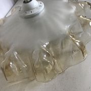 Vintage glass pendant lamp