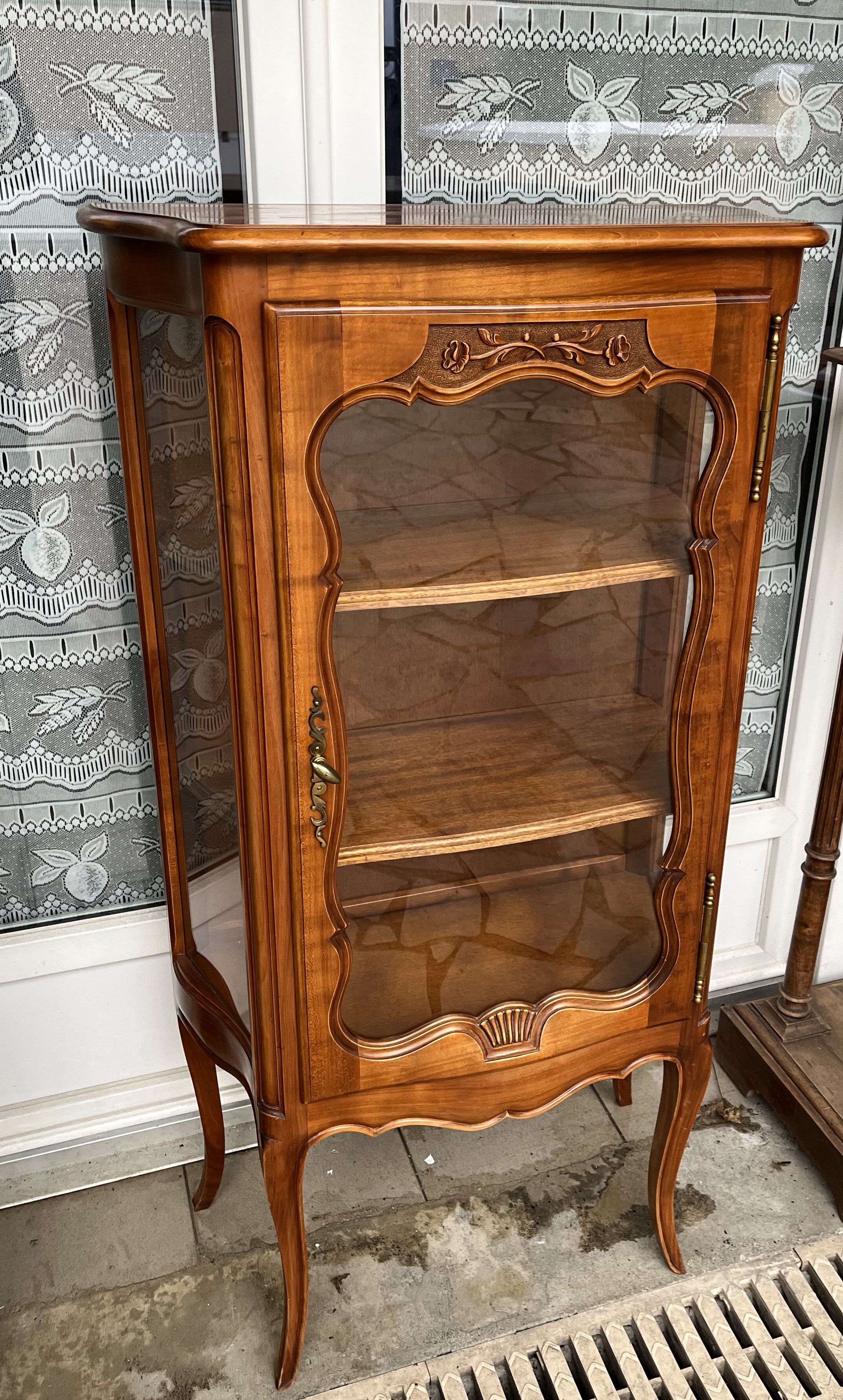 Cherry wood window