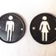 Men/women plaque for bathroom