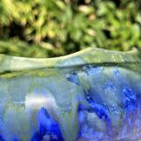 Gilbert metenier signed ceramic bowl // french art deco