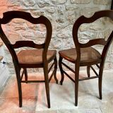 Paire chaises Louis Philippe