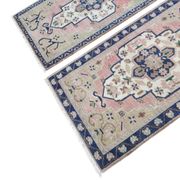 Lot de 2 tapis turcs vintage faits main