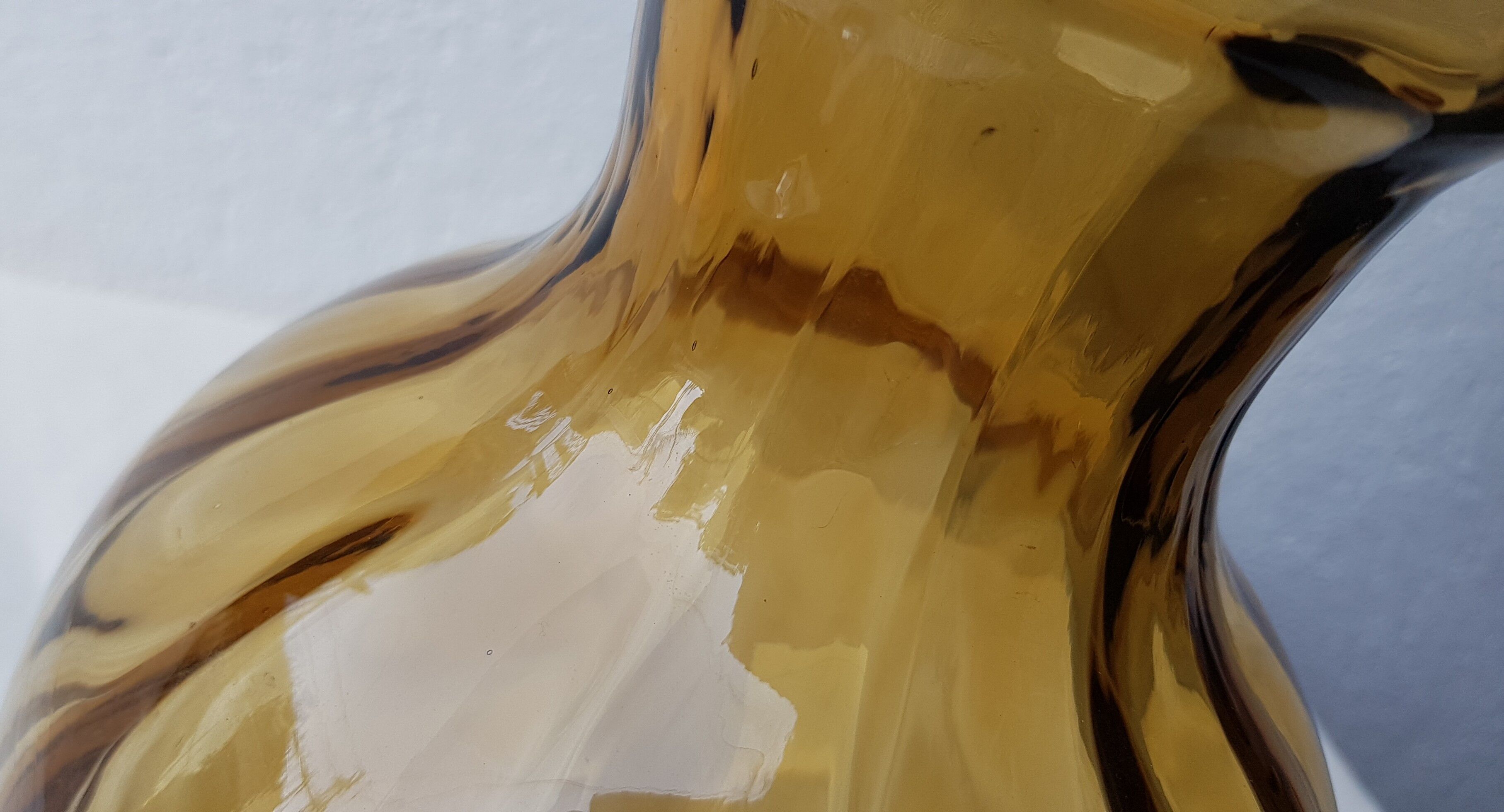 Vase en verre fumé 70 Selency