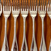 Christofle Perles 12-piece fish cutlery set, excellent condition
