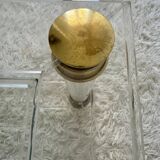 Table basse plexi laiton années 70