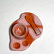 Coquetier rose et orange